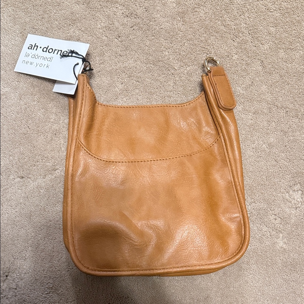 Tan Leather Shoulder Bag